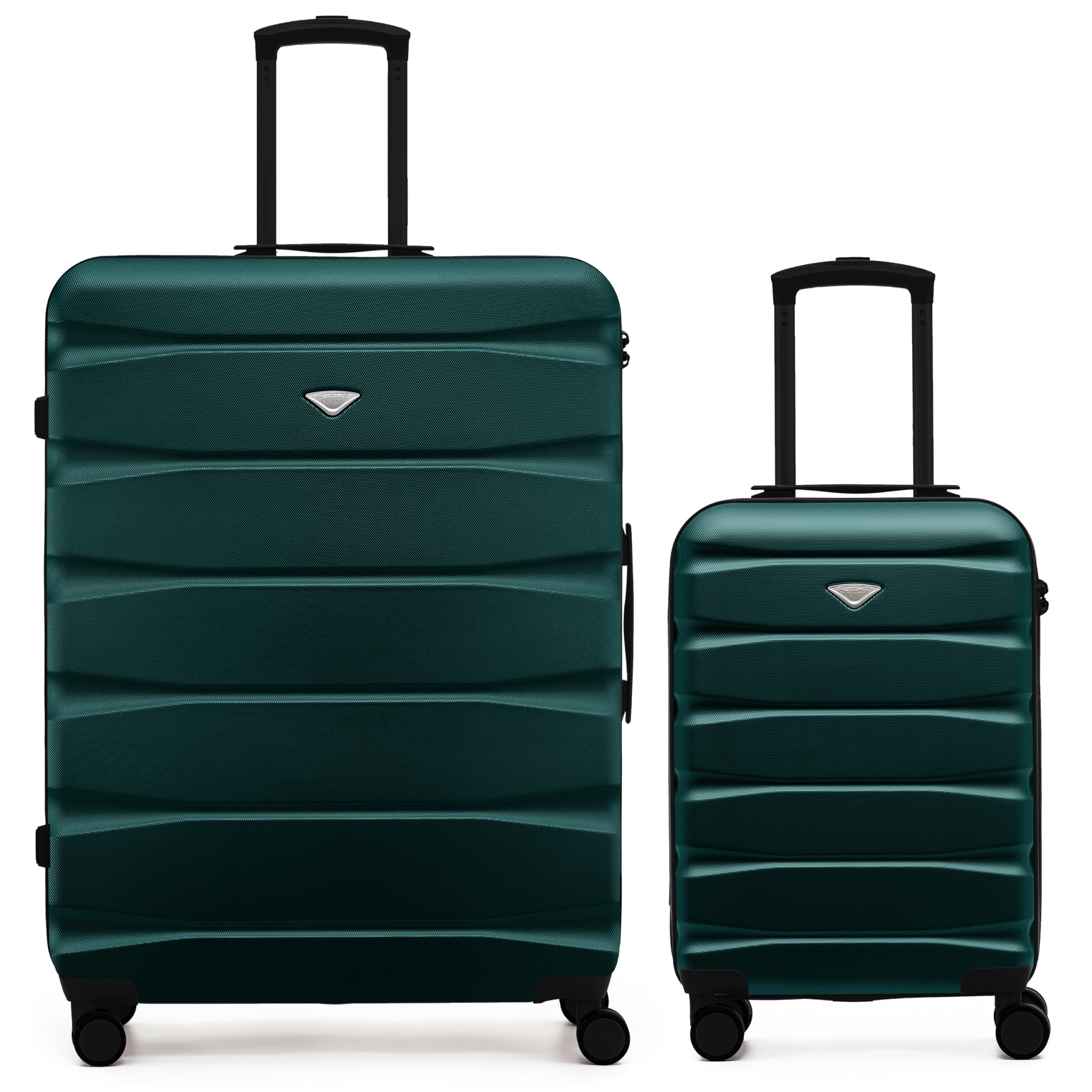 Flight Knight Underseat Cabin Suitcase 45x36x20cm | Free Hand Luggage for EasyJet & Wizz Air | Lightweight ABS Hard Shell with 8 Silent-Glide Spinner Wheels | Max Space Travel Bag — view 229