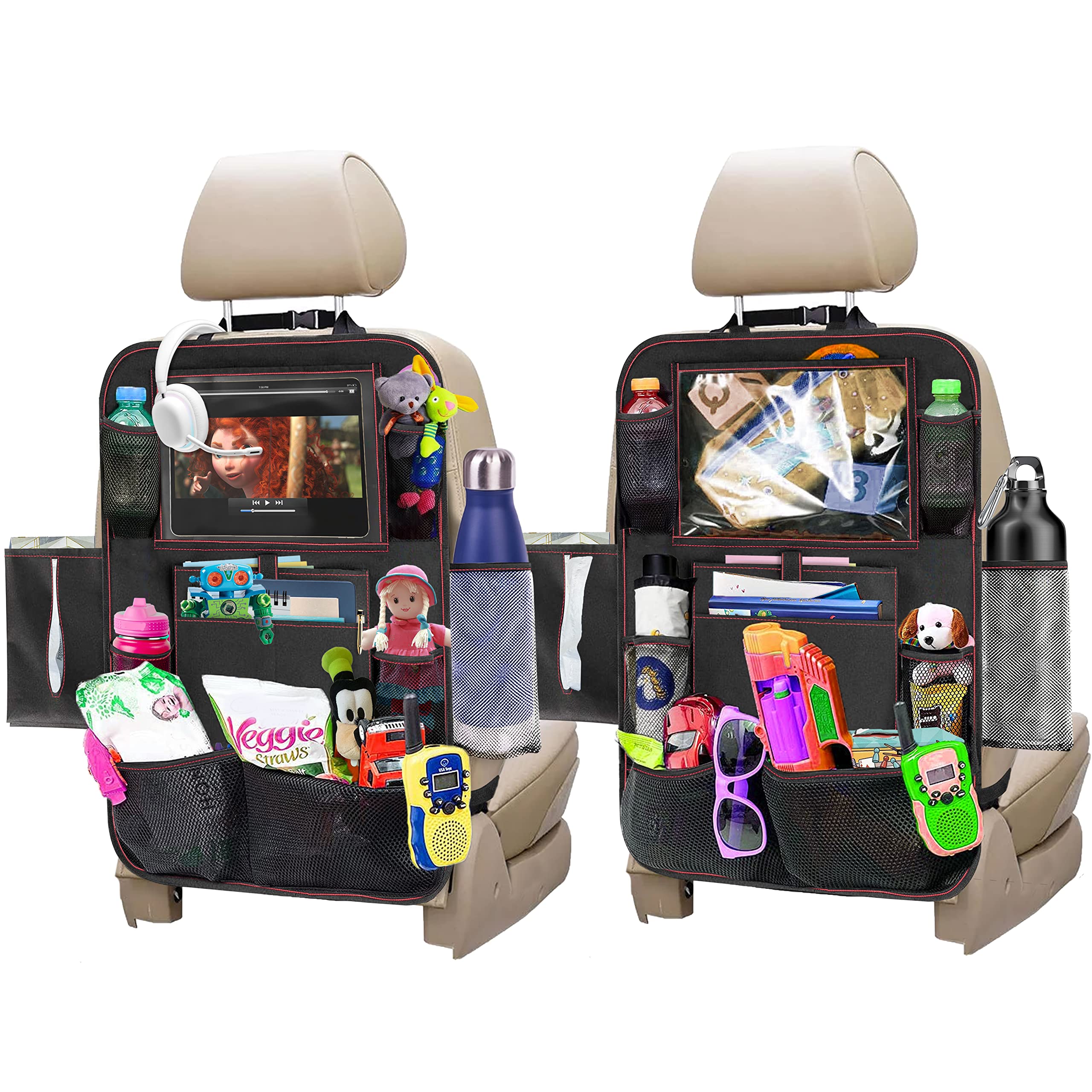 Amazon.com: EcoNour Backseat Car Organizer (2 Pack), Heavy Duty