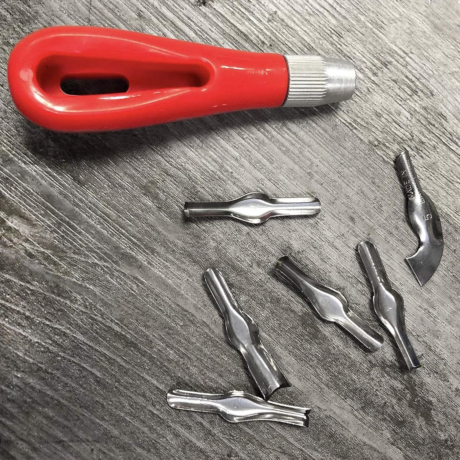 Product Deal Rubber Block Stamp Carving Blocks Stamp Making Kit with Cutter Tools 5-Pack Carving Rubber Stamps for Printmaking, Printing and More Crafts