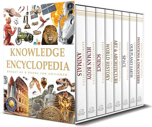 Knowledge Encyclopaedia Boxed Set – 8 Paperback Books (Age 10+)