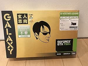 玄人志向 グラフィックボード NVIDIA GeForce GTX750Ti PCI-Ex16 LowProfile 2GB 補助電源なし GF-GTX750TI-LE2GHD