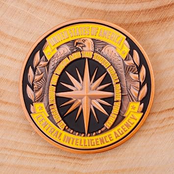 CIA Challenge Coin - Central Intelligence Agency Military Coin - Amazing 1.75 Custom Coin Designed by U.S. Military Veterans