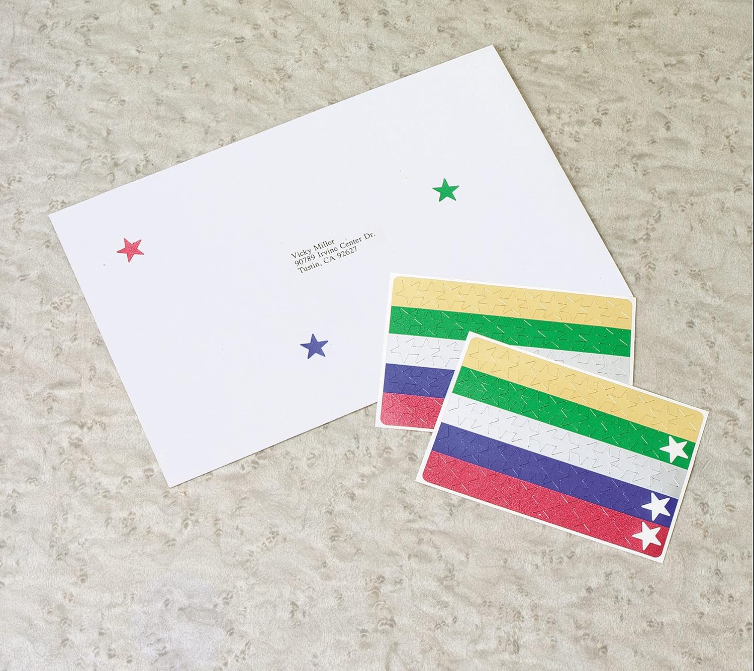 Avery Foil Star Stickers, Assorted Colors, 440 Per Pack, 10 Packs, 4,400 Star Stickers Total (06007)
