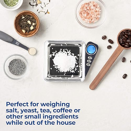 Vista 48 de AMERICAN WEIGH SCALES Serie Blade - Báscula digital de bolsillo de precisión - 650G X 0.1 G - (rojo) Rojo -,Gris,plateado,Azul,Camo,Negro,Cromado