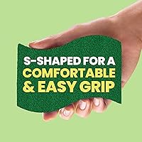 Vista 20 de Scotch-Brite - Esponjas resistentes para restregar, 24 esponjas, hace frente a la mugre pegada