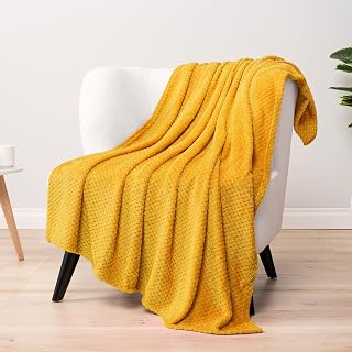 Pavilia Textured Blanket Lightweight Microfiber