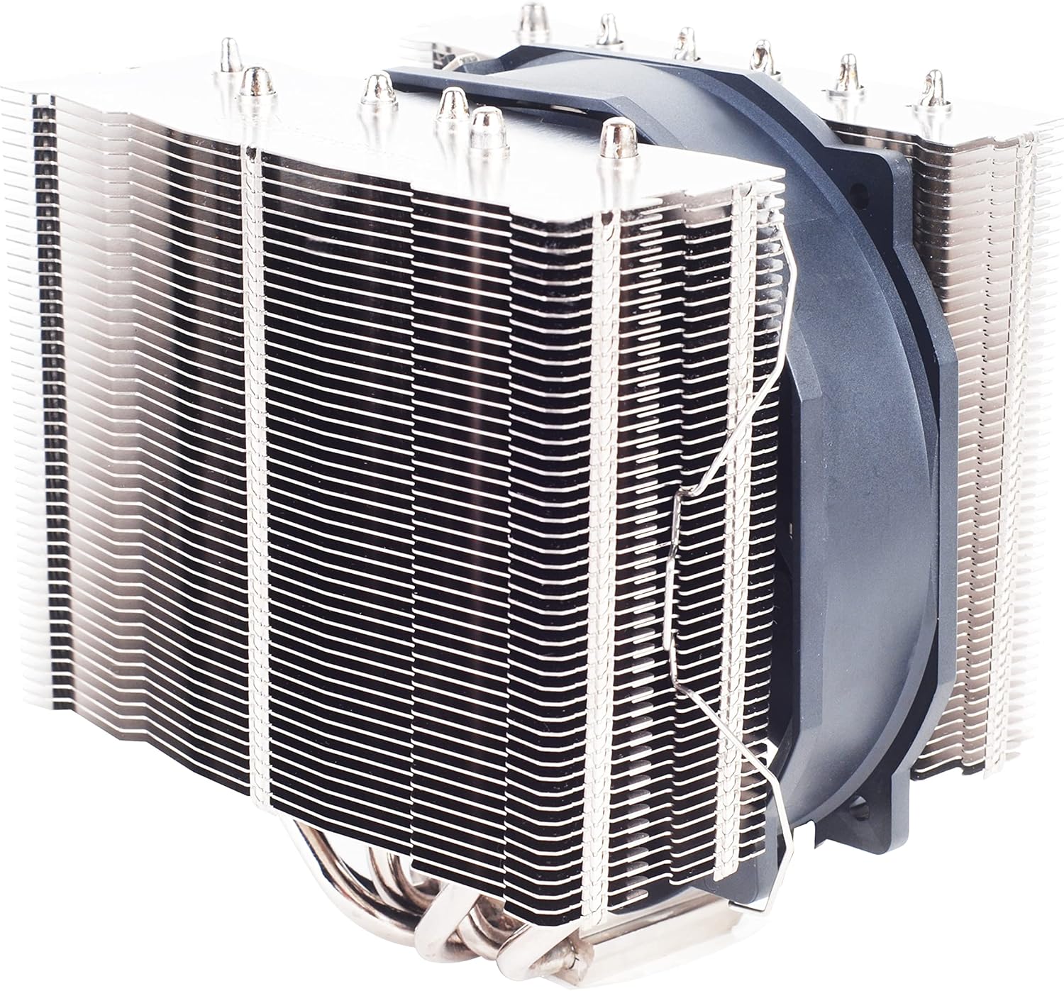 Silverstone Tek Heligon CPU Cooler for Intel Socket LGA775/LGA1155/LGA1156/LGA1366/LGA2011 and AMD Socket AM2/AM3/FM1/FM2, Silver (HE01)