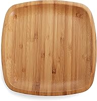 Vista 5 de Juego de cuencos de bambú de 6.25 pulgadas, cuencos reutilizables de bambú, cuencos cuadrados de bambú, vajilla de madera, cuencos de bambú