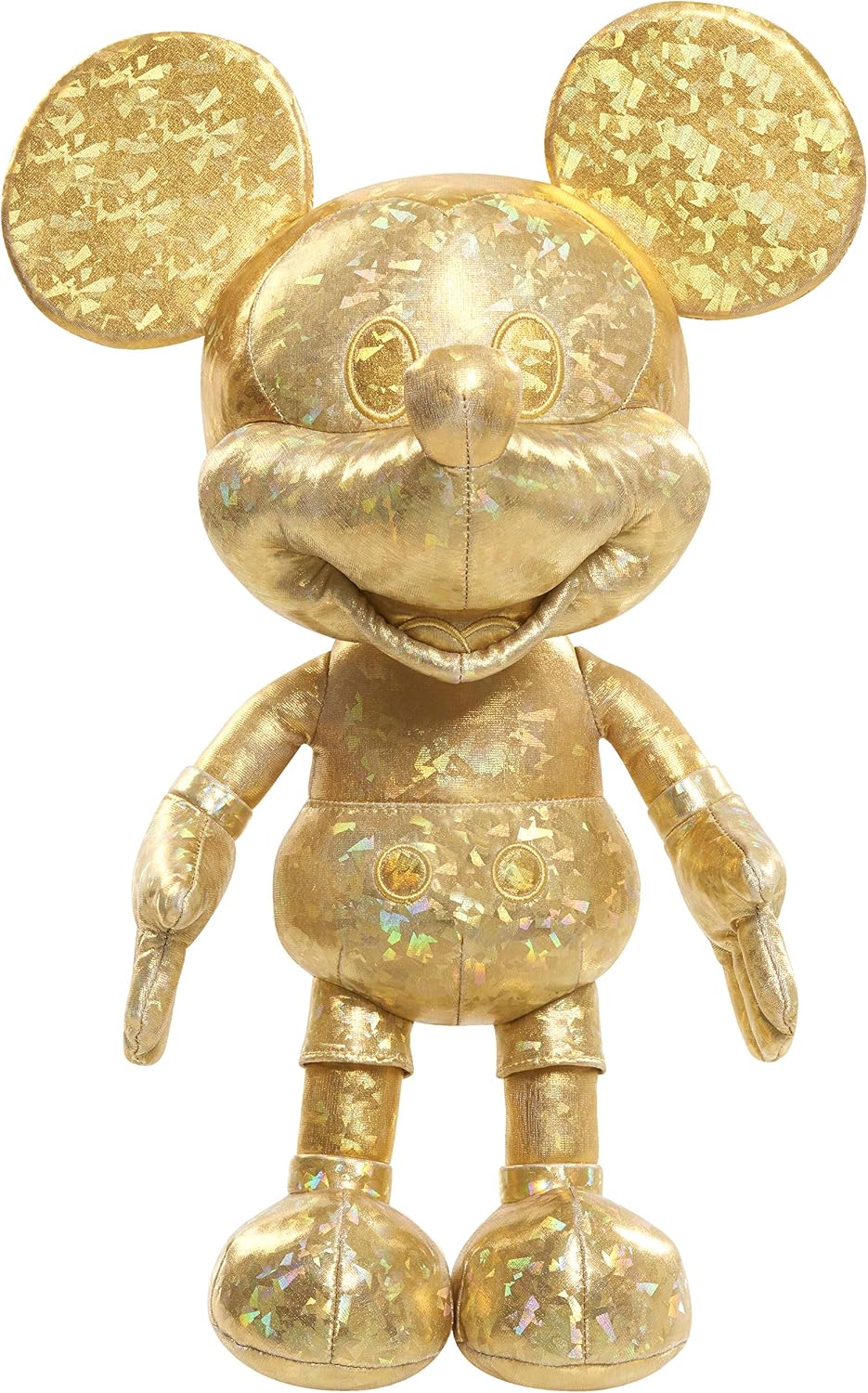 Disney Limited Edition Golden Mickey Mouse Plush, Multicolor