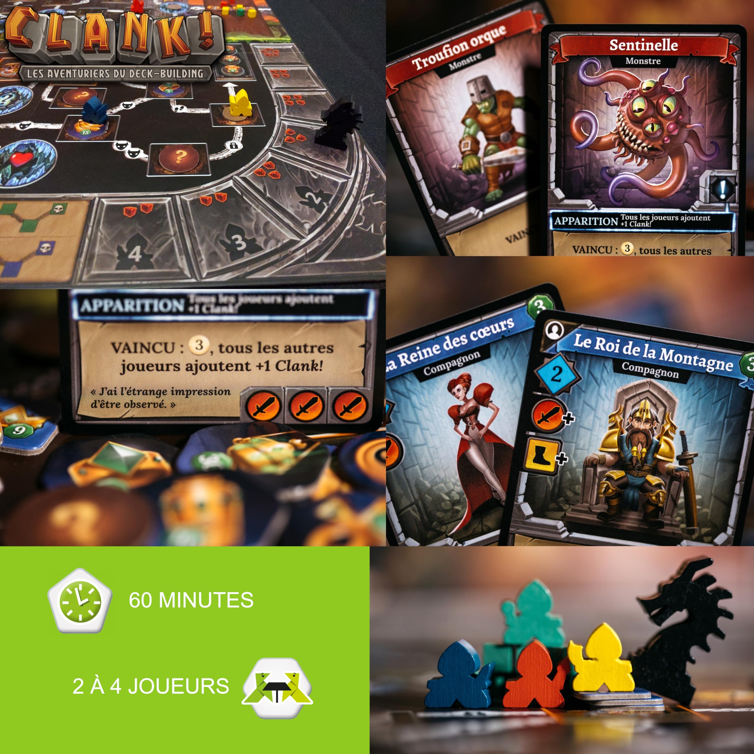 Renegade Games Studio – 605336 – Clank – gra planszowa – wersja francuska