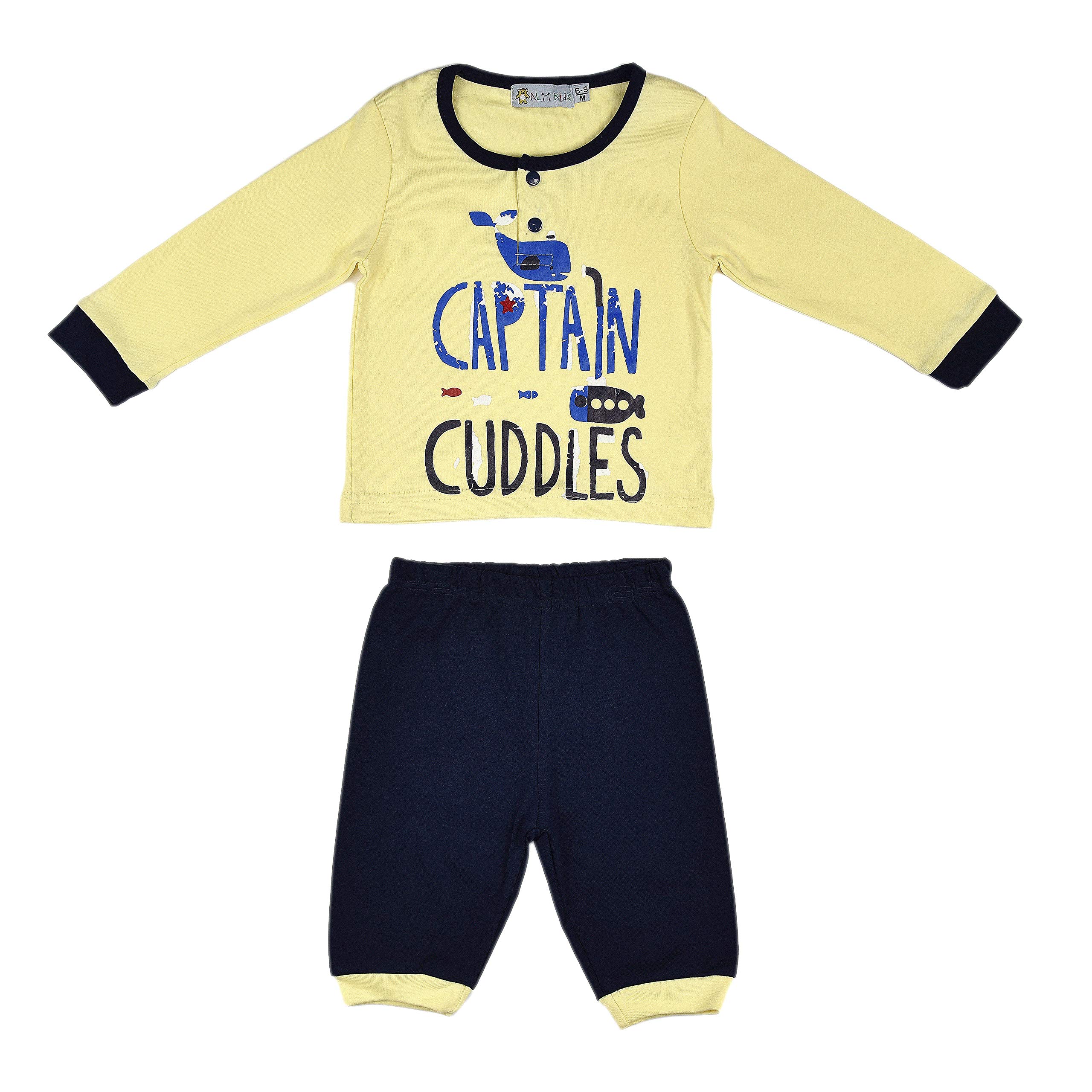 Baby Rompers two piece Variations Grey and Red Combination & yellow and Dark Blue Combination for Baby Boy Baby Girl From New born upto 12 Months