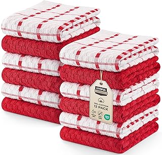Utopia Towels - Kitchen Towels 12 Pack, 15 x 25 Inches, 100% Ring Spun C...