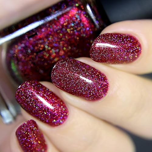 Miniatura 674 de ILNP Madison Ave Esmalte de uñas holográfico metálico rosa antiguo
