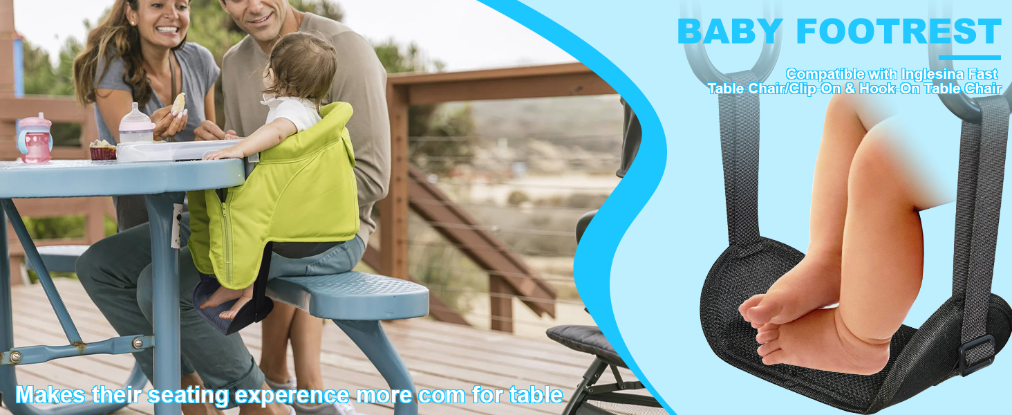 Reposapiés Ajustable Para Trona Infantil - Soporte Ergonómico, Antideslizante, Portátil Para Casa Y Viajes