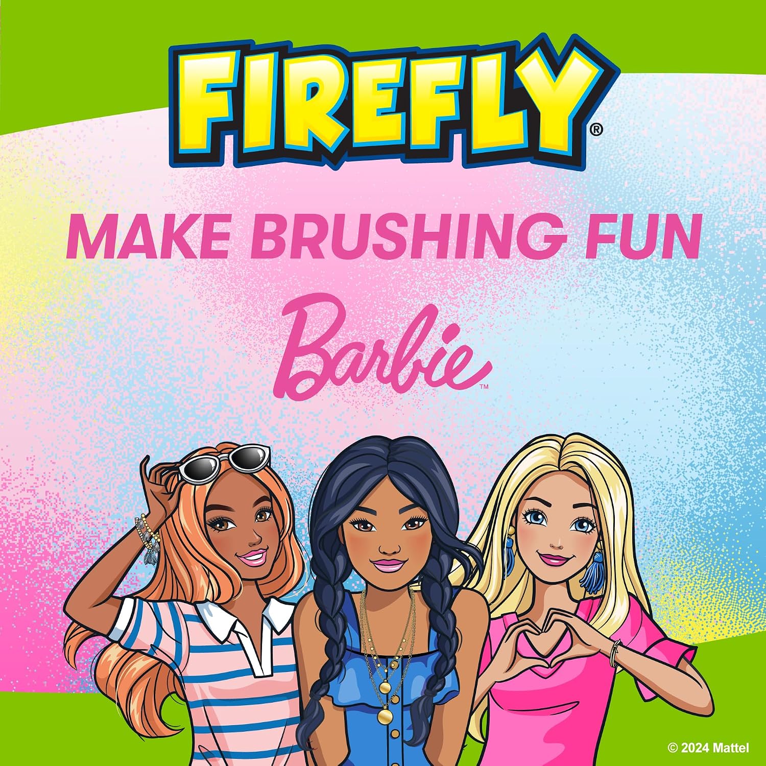 Firefly Kids Anticavity Fluoride Toothpaste, Barbie, Bubble Gum, 4.2 Oz