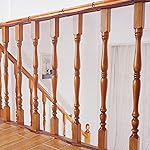 Banister Guard for Baby - 10ft x 3ft, Child Safety Net, Stair Railing Proof Mesh for Kids, Toys, Pets - Dark Brown