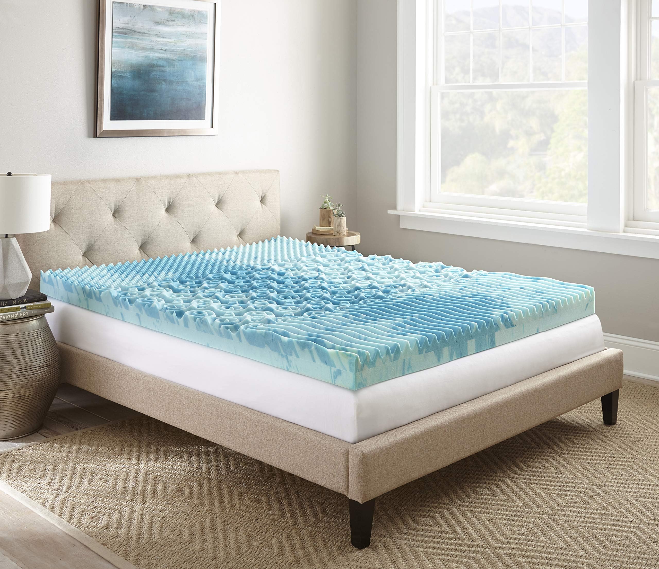 Thomasville HDDOD004LQN 4" Memory Foam Mattress Topper, Queen