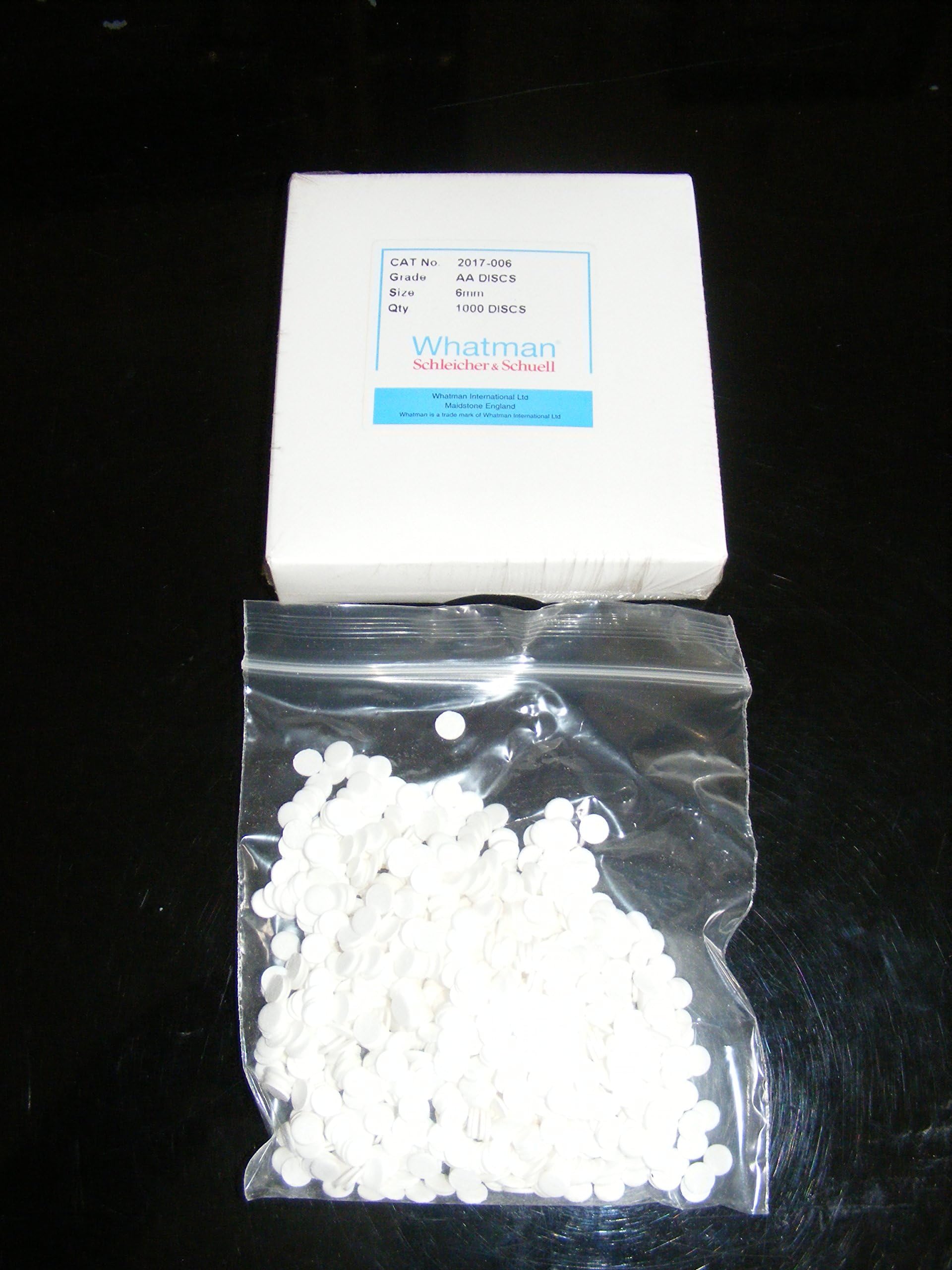 Whatman 2017-006 AA Discs 1000 x 6mm Antibiotic Assay Discs