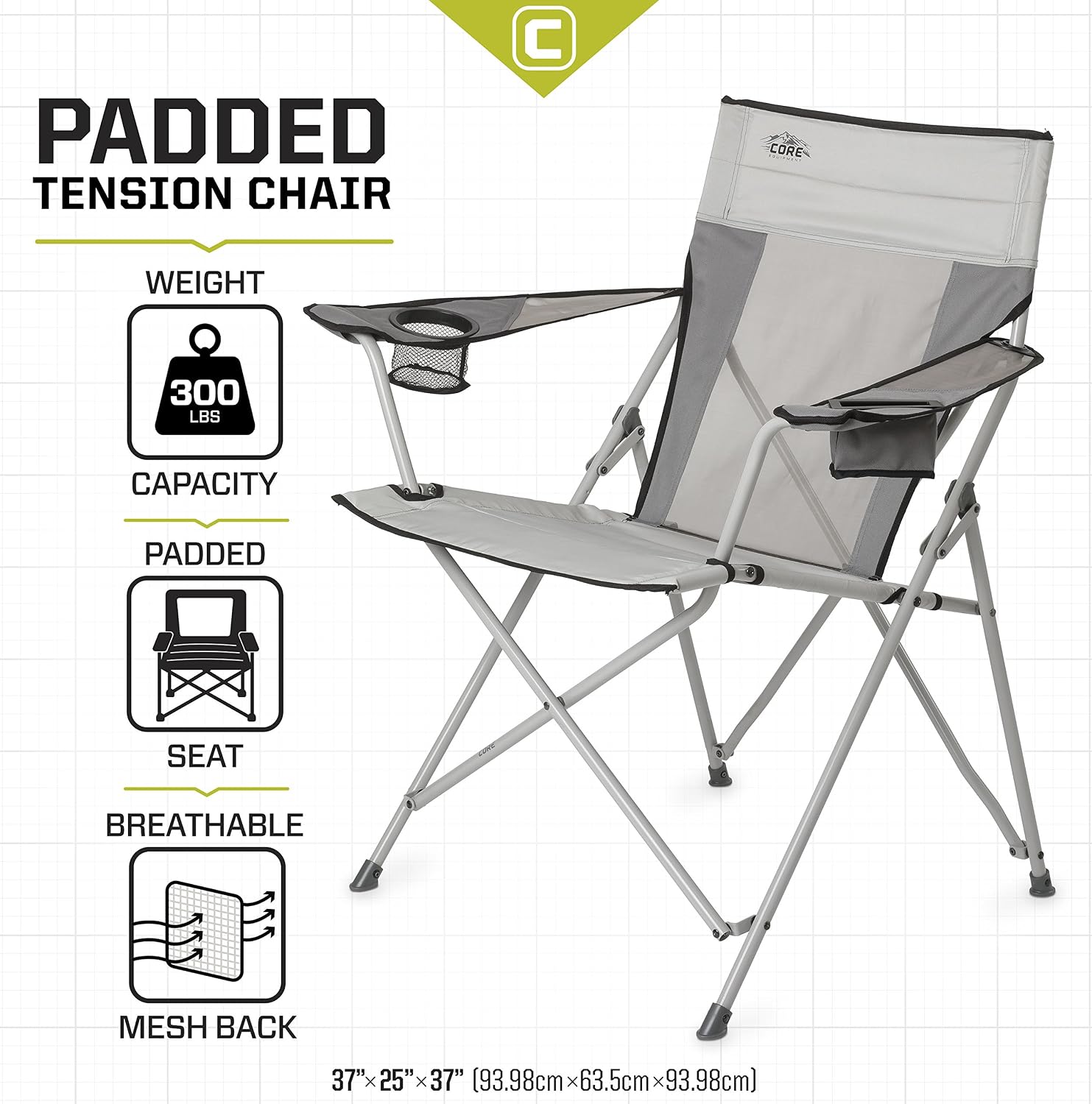 CORE Tension Chair with Carry Bag