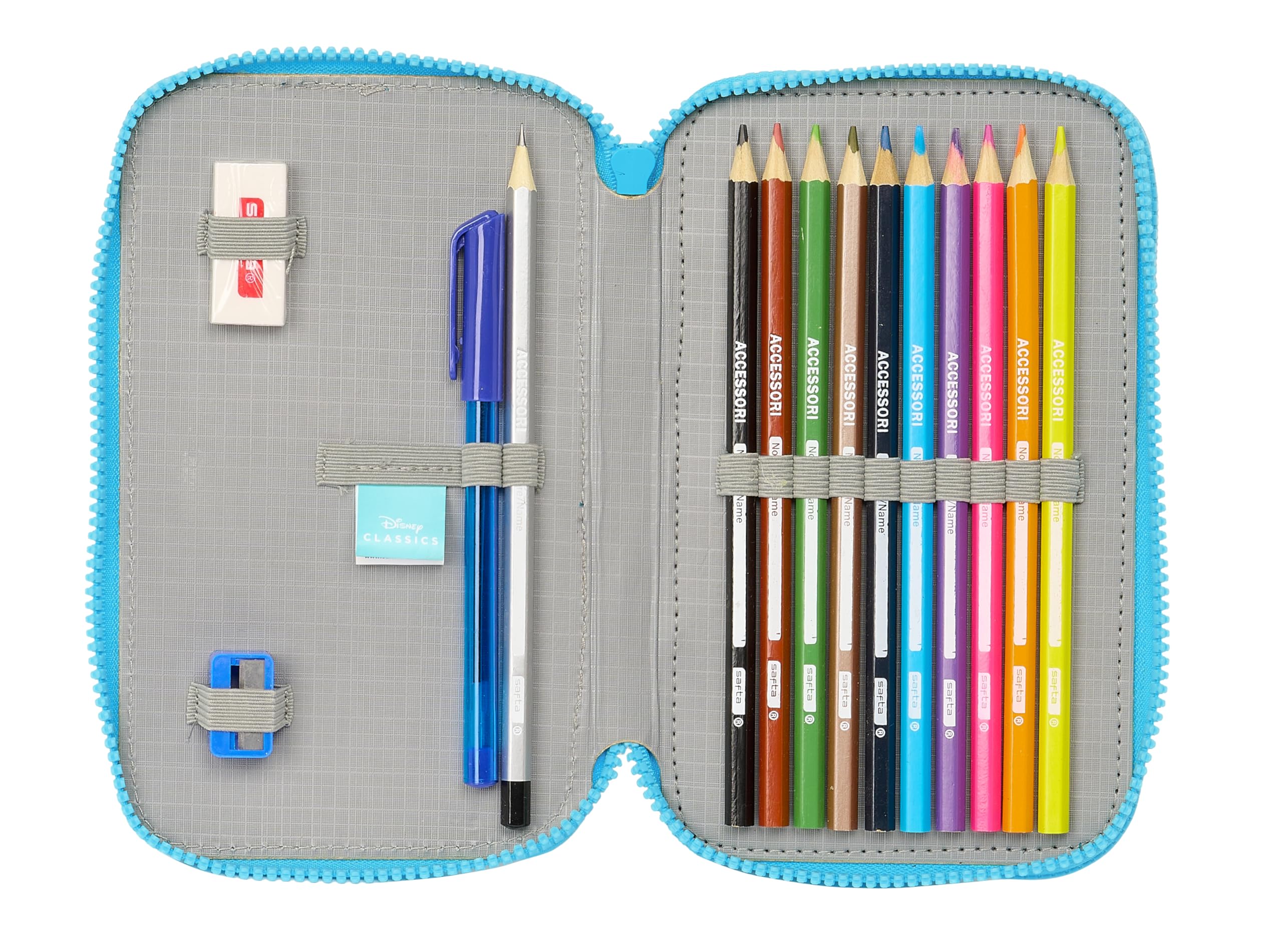 Stitch Aloha, Children's School Pencil Case, Pencil Case with Colours, with 28 Tools Included - Image 4