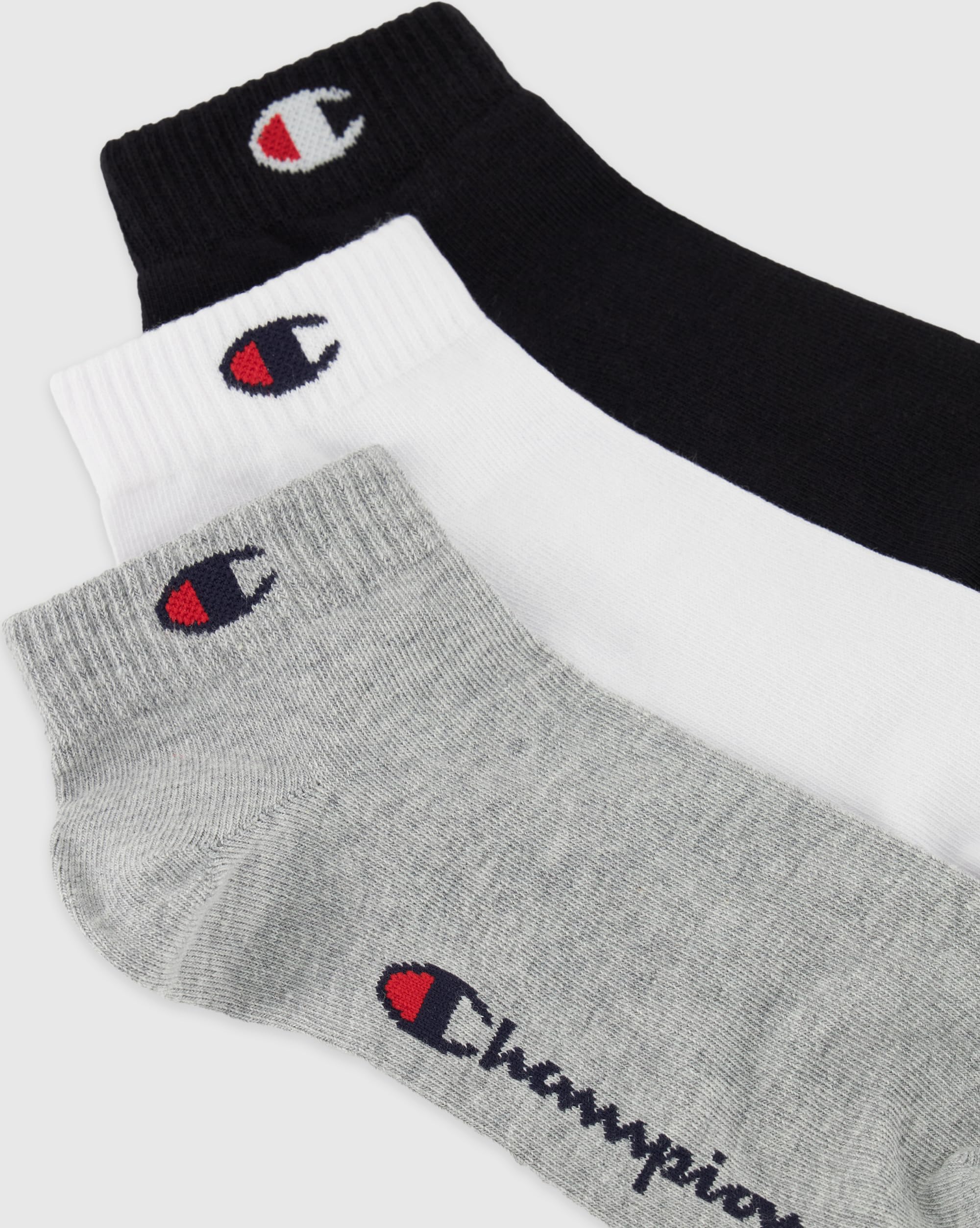 Champion 6 Paar Quarter Socken Gr. 35-46 Unisex Sneaker Kurzsocken