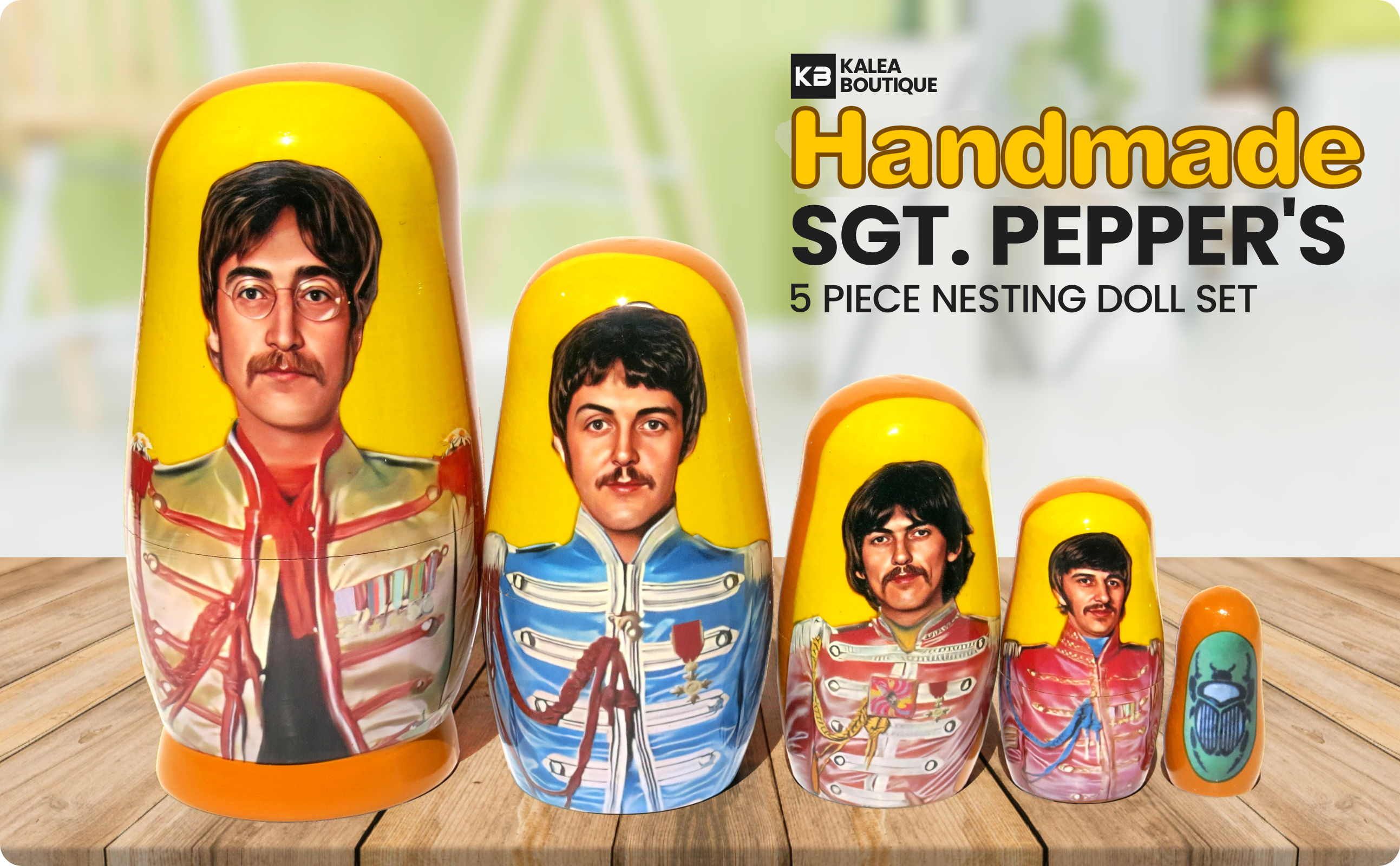 beatles sgt. pepper's (RARE SET!! 5枚!!)