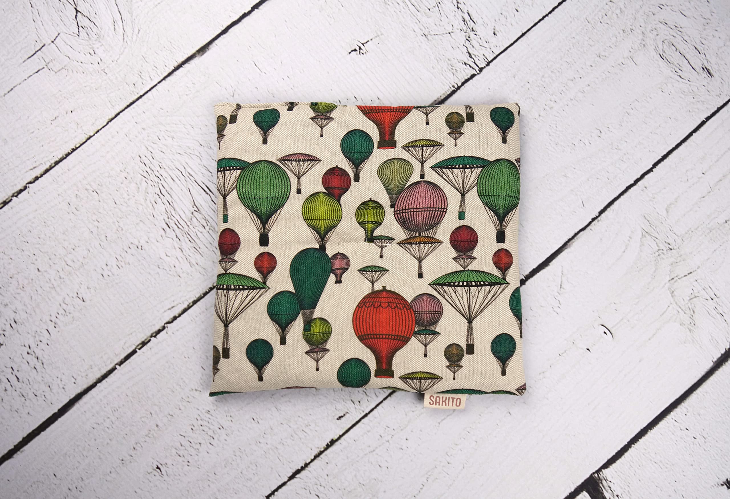 Cuscino Riscaldabile Termico Inodore - Borsa Semini Riscaldanti per Microonde (25x25 cm)