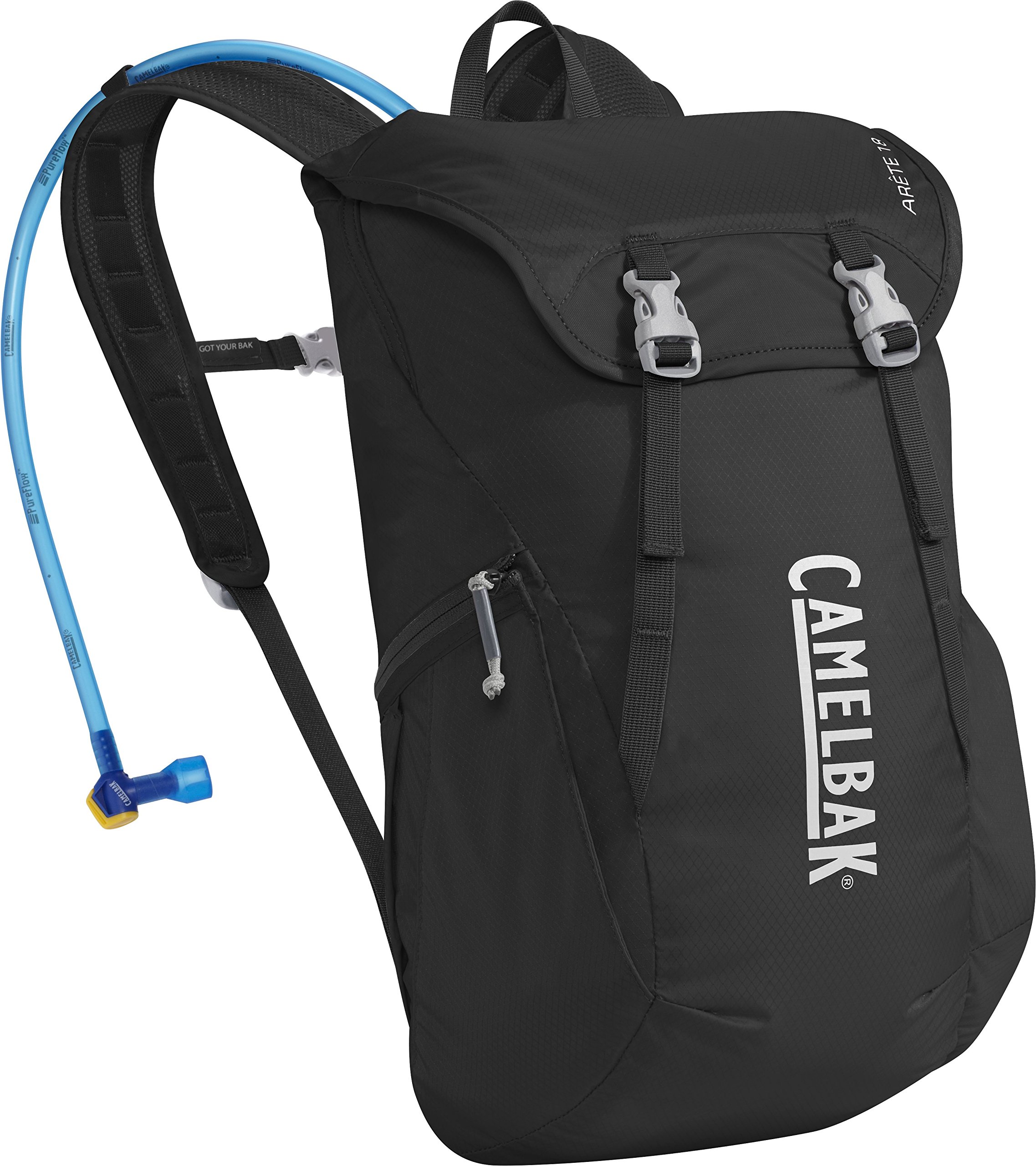 Camelbak Borsa Idratazione Arete 18 Nero/Argento, 62516-In