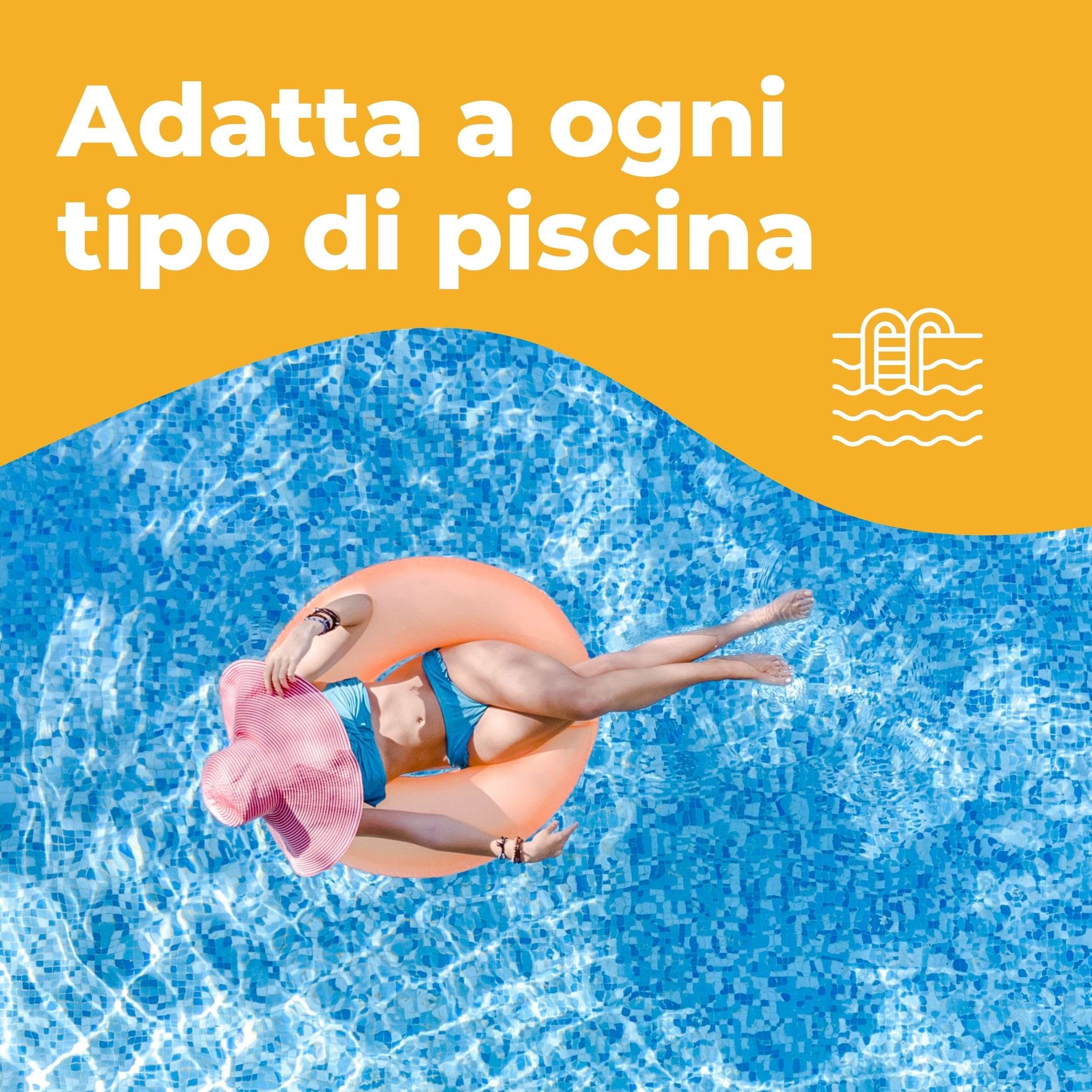 Pompa di Calore per Piscina Full Inverter MR Smart per Riscaldare Acqua Piscina Fuori Terra o Interrata (65 m³)