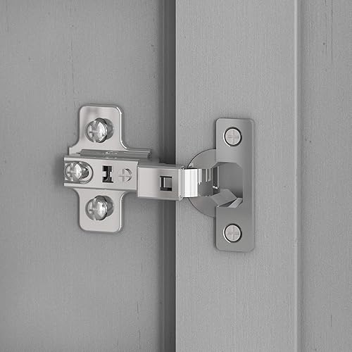 Miniatura 6 de Bush Furniture Salinas - Escritorio esquinero de 55 pulgadas de ancho con armario de almacenamiento, gris Cape Cod (SAD155CG-03)