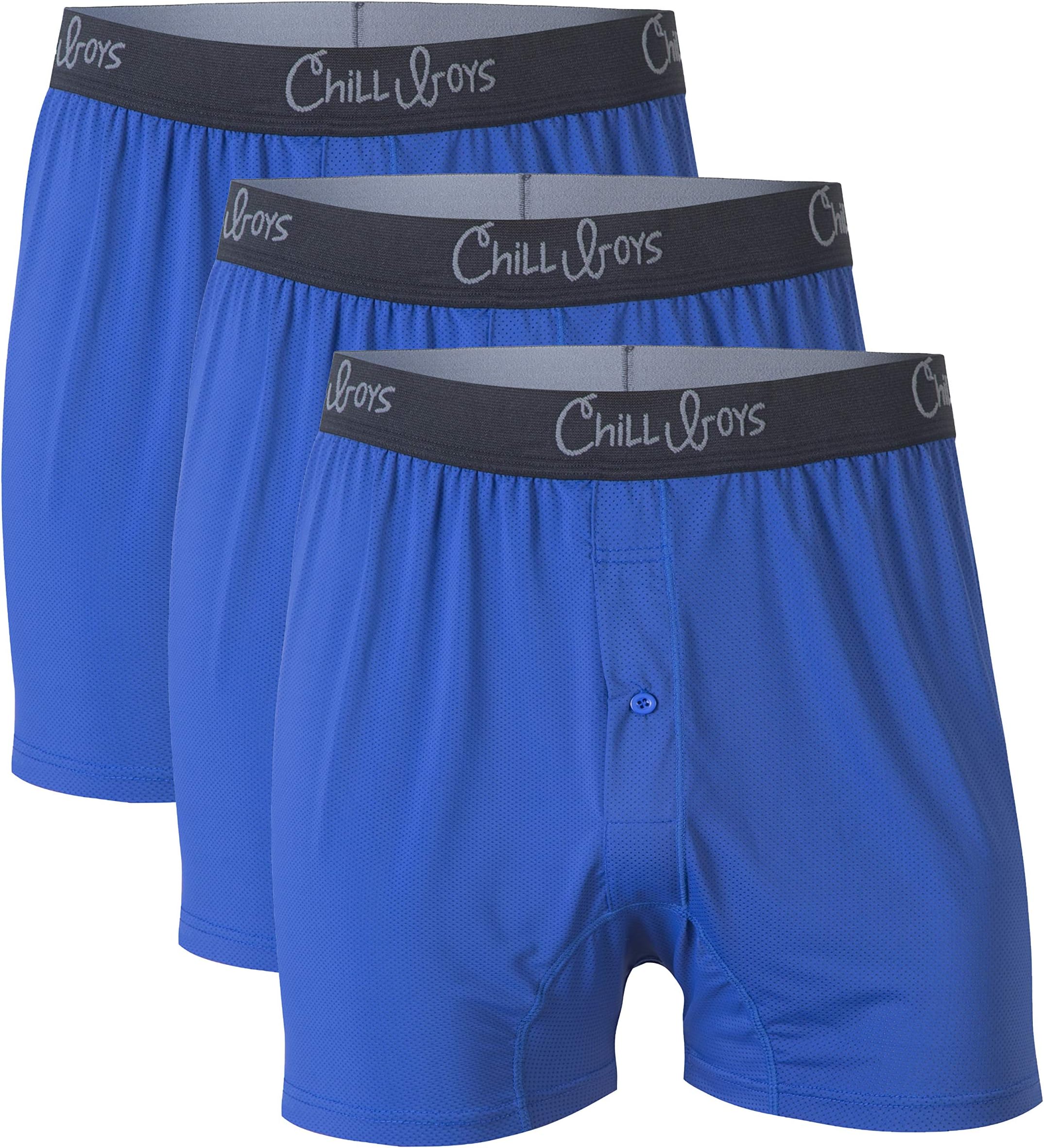 - Performance Boxers 3 Pack Men's Underwear Cool Mens Boxers. Moisture Wicking Underwear. Comfortable Boxer Shorts