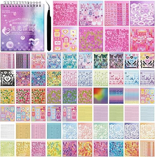 300 calcomanías estéticas para diario para adultos, mini calcomanías de álbumes de recortes, calcomanías de libro Sweet Cool Deco Calcomanías Kpop