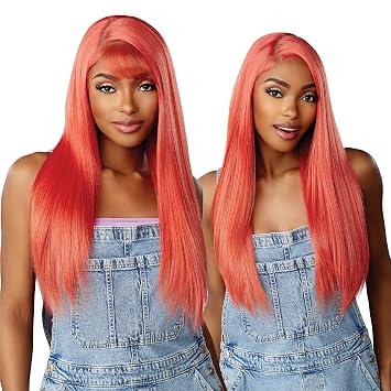 Sensationnel Butta Lace 90s Bangs Wig-Unit 901, 1B OFFBLACK