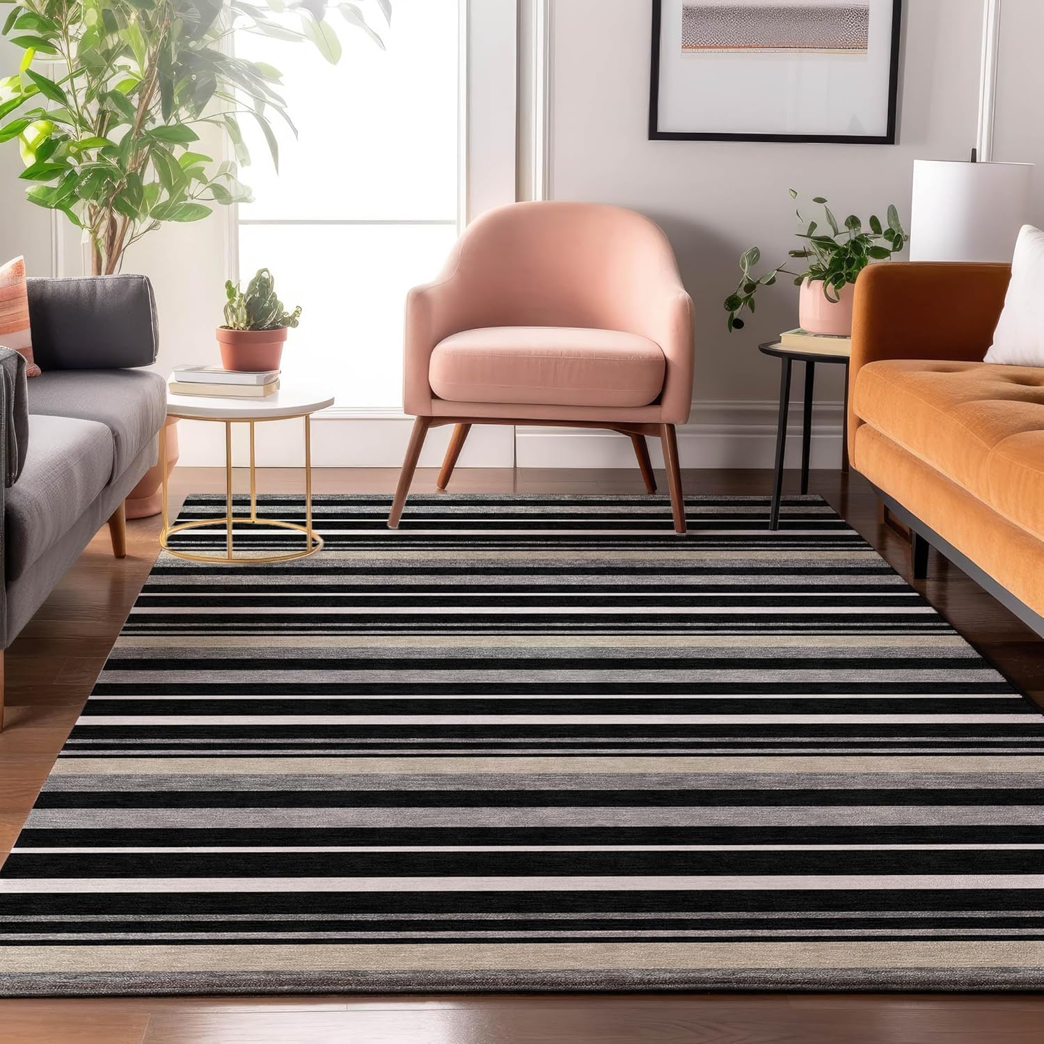 Addison Rugs Mayfield AMF879 Teal 1'8" x 2'6" Indoor Premium Machine Washable Rug, Silky Soft, Easy Clean, Non Shedding, Bedroom, Living Room, Dining Room, Kitchen, Patio Rug