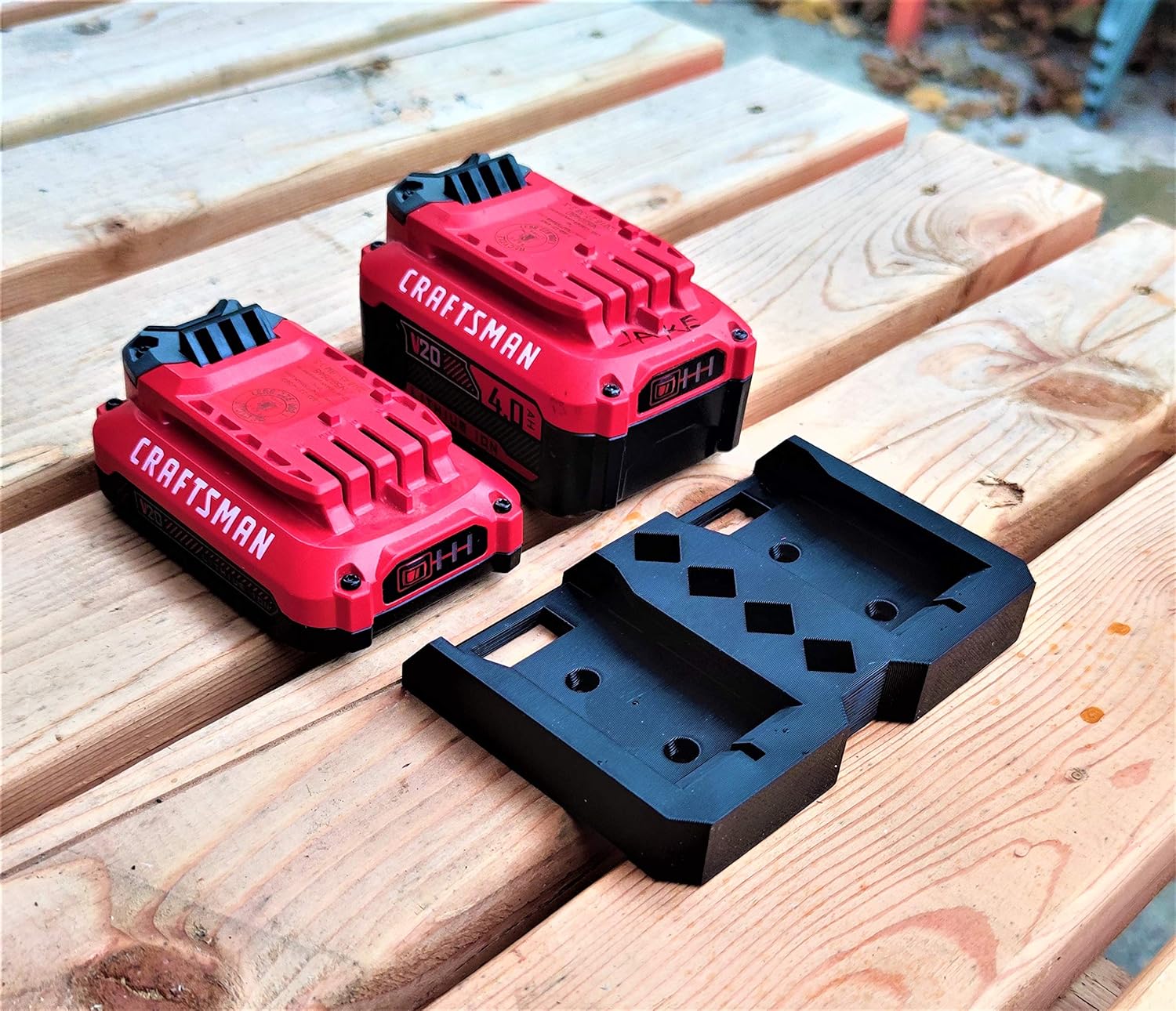 Craftsman Tools Cordless 20v Battery 2 Double Holder Mount