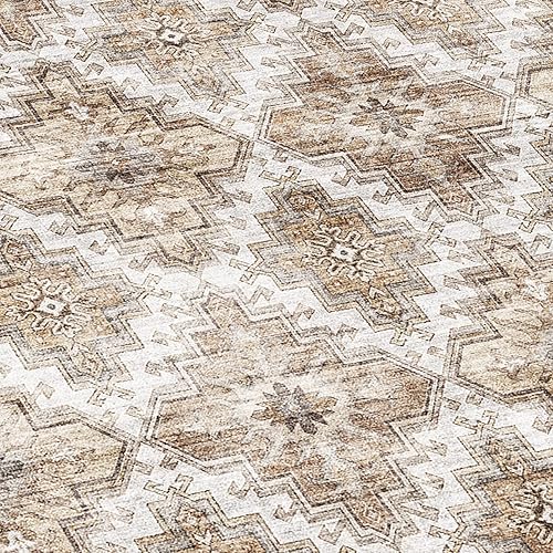 Miniatura 2 de ReaLife - Alfombra lavable a máquina para sala de estar, dormitorio, baño, cocina, entrada y oficina, acolchada de pelo bajo, resistente a las