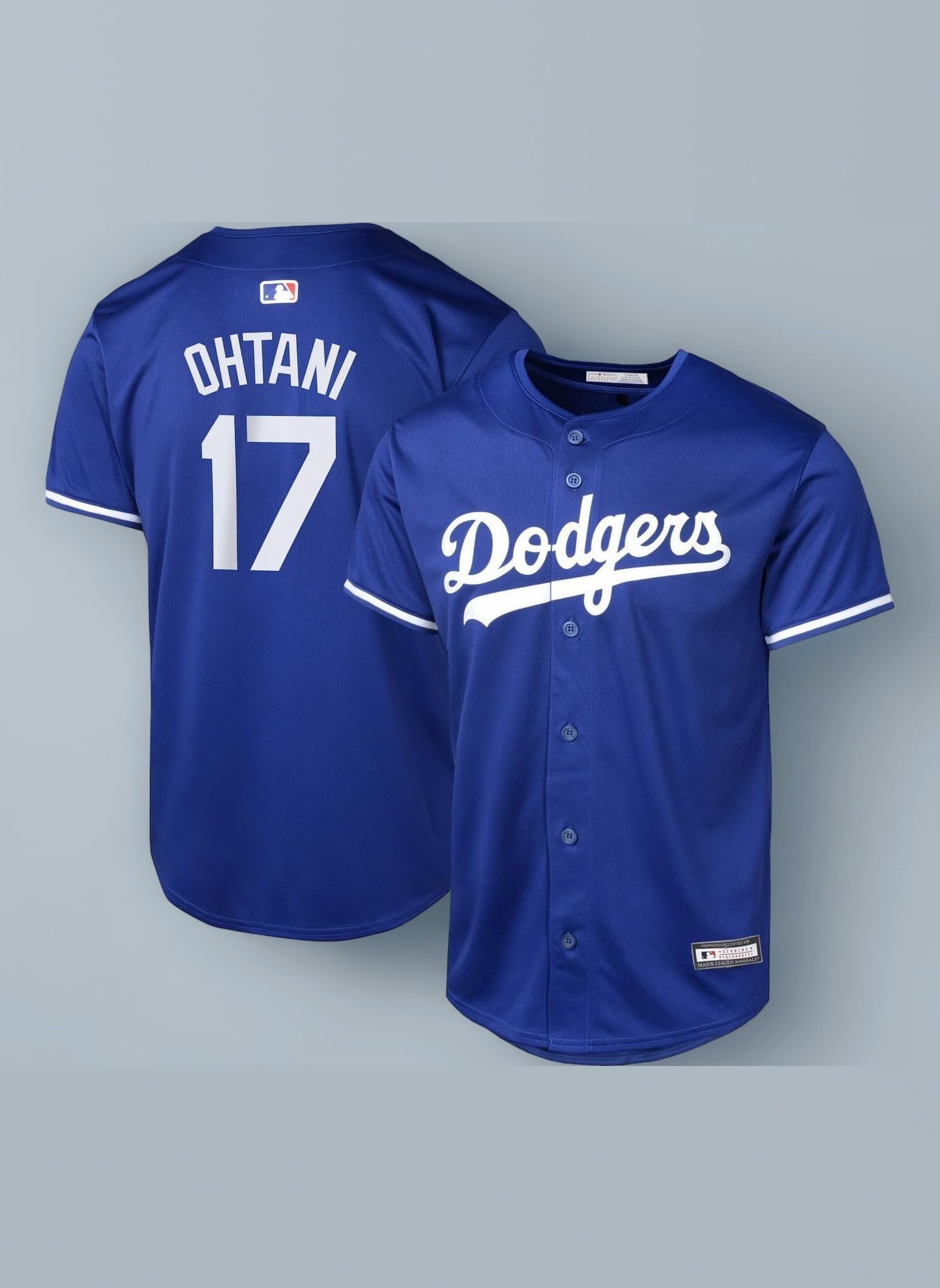 Outerstuff Boy's Shohei Ohtani Los Angeles Dodgers MLB Kids Youth 8-20 White Home Player Jersey Jersey (Pack of 1)