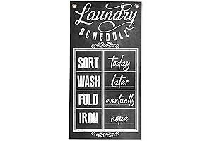 Minimalist Laundry Wall Scroll