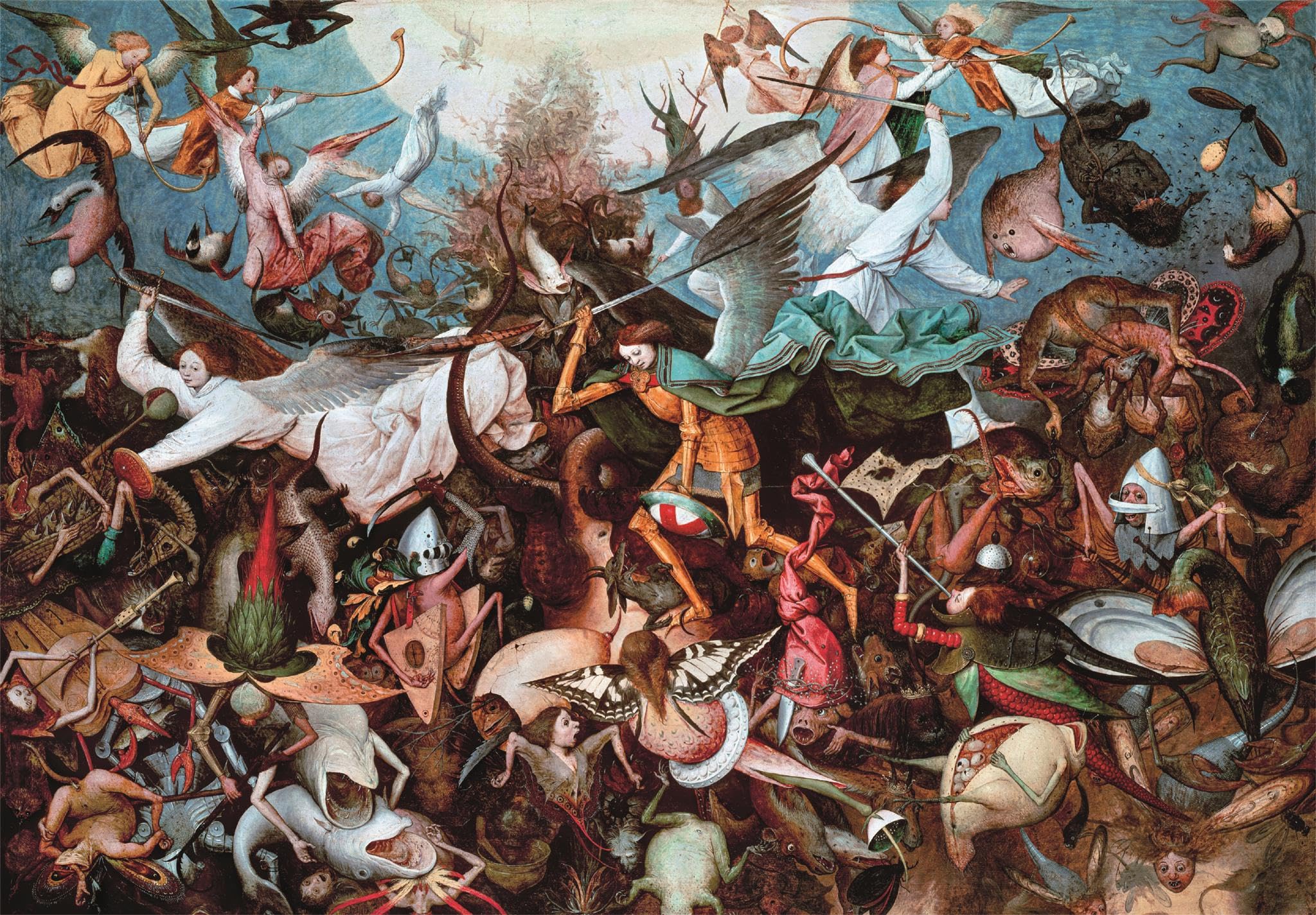 Clementoni Puzzle 1000 Pièces – Museum The Fall Of The Rebel – 70 X 50 Cm – Fabriqué En Italie – Qualité Premium – Compact Box