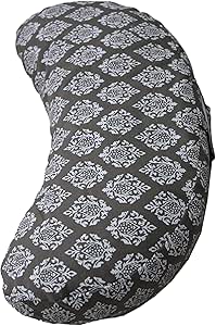 Media Luna Zafu Yoga Cojín Meditación (42 x 20 x 12 cm) (Vidya)