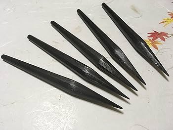 手裏剣本物　棒手裏剣　八角棒手裏剣　忍者　道具　武具　時代物 Amazon | 5本セット 本鍛造 紡錘八角棒手裏剣 巻き無し仕様