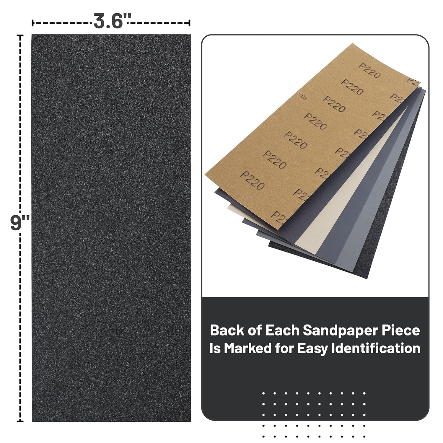 Bates sandpaper grit comparison chart