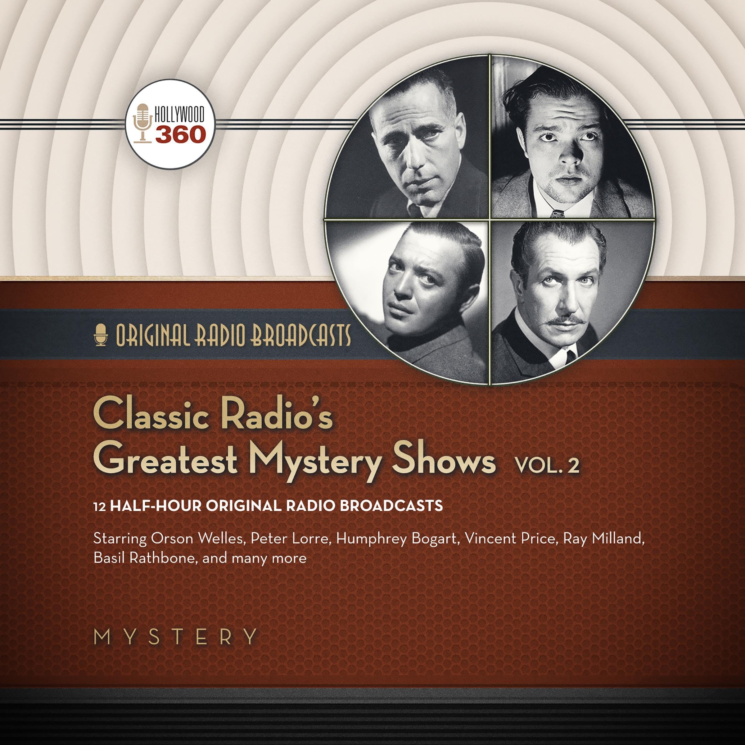Cover art for Classic Radio's Greatest Mystery Shows, Vol. 2