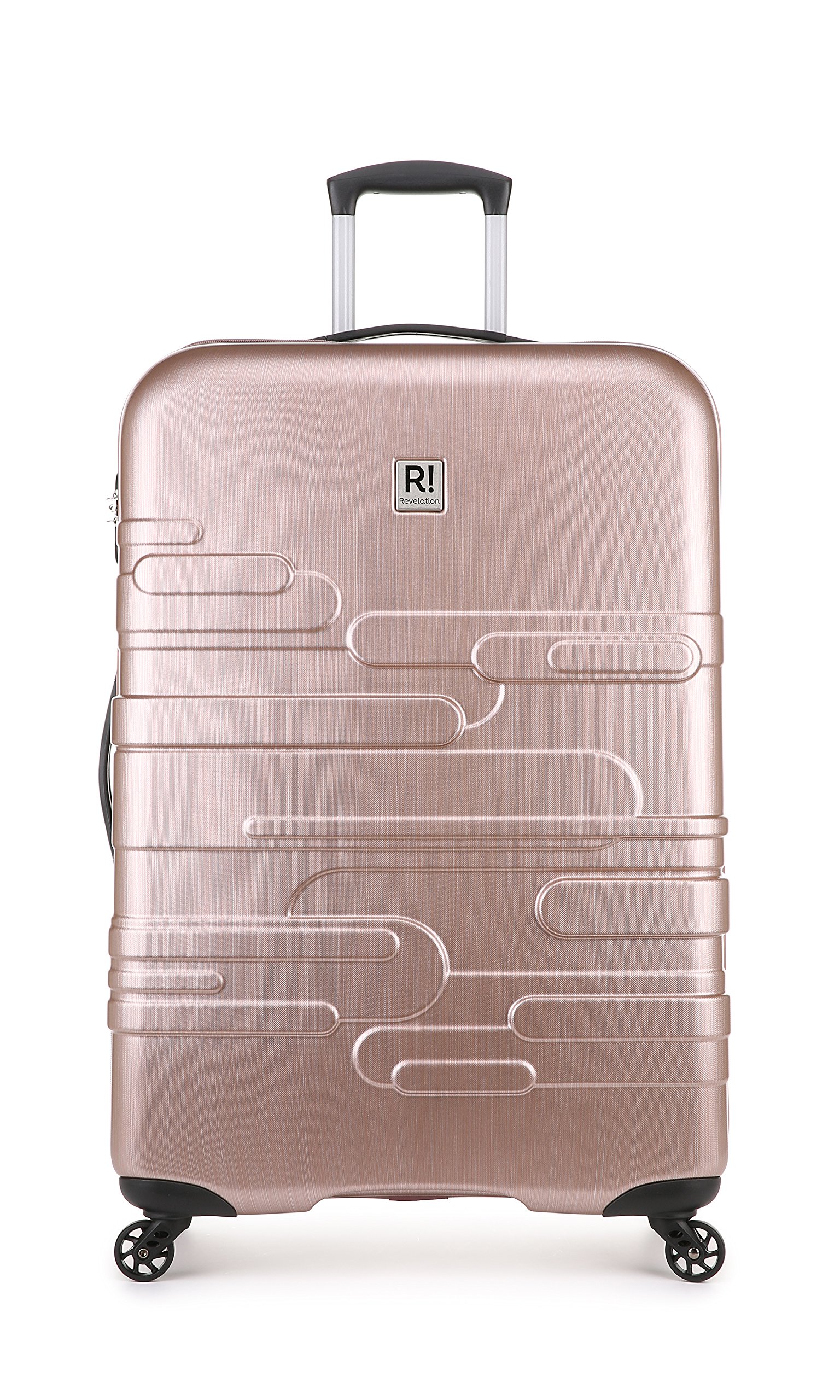 Revelation Suitcase Finlay Premium, 4 Wheel Spinner, Large, 79x53x31(cm), Rose Gold