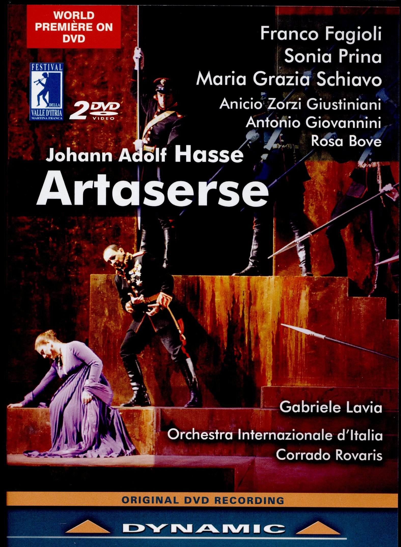 Johann Adolf Hasse: Artaserse [DVD] [NTSC]