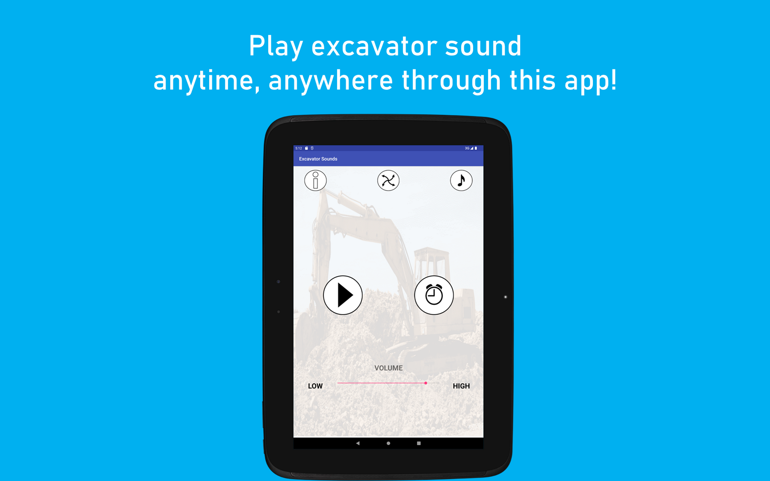 Excavator Sounds - App on Amazon Appstore