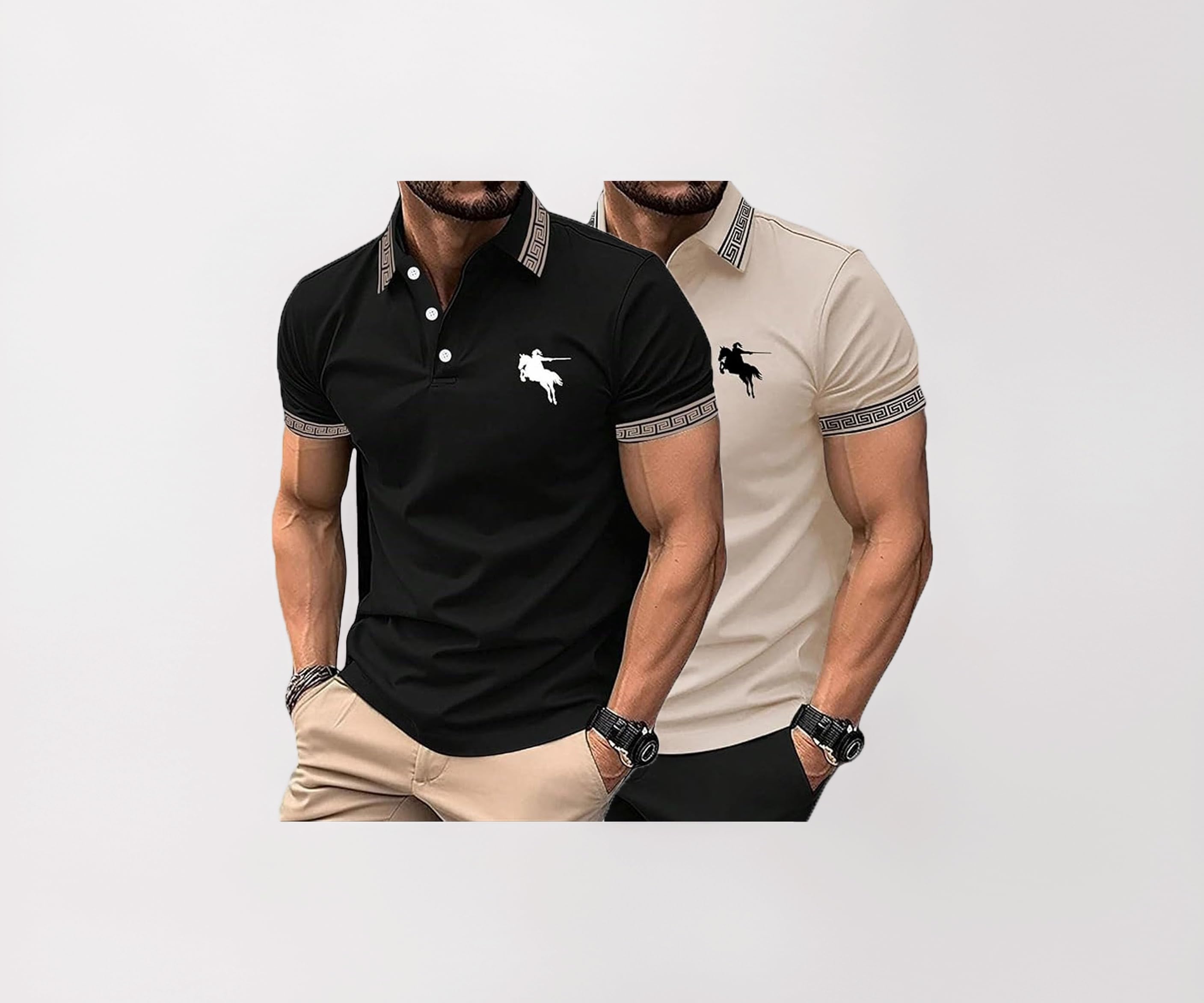 Polo T Shirt for Men || T Shirt for Man || Collar T Shirt Style Men (Packs Also Available) (Polo-34-37)