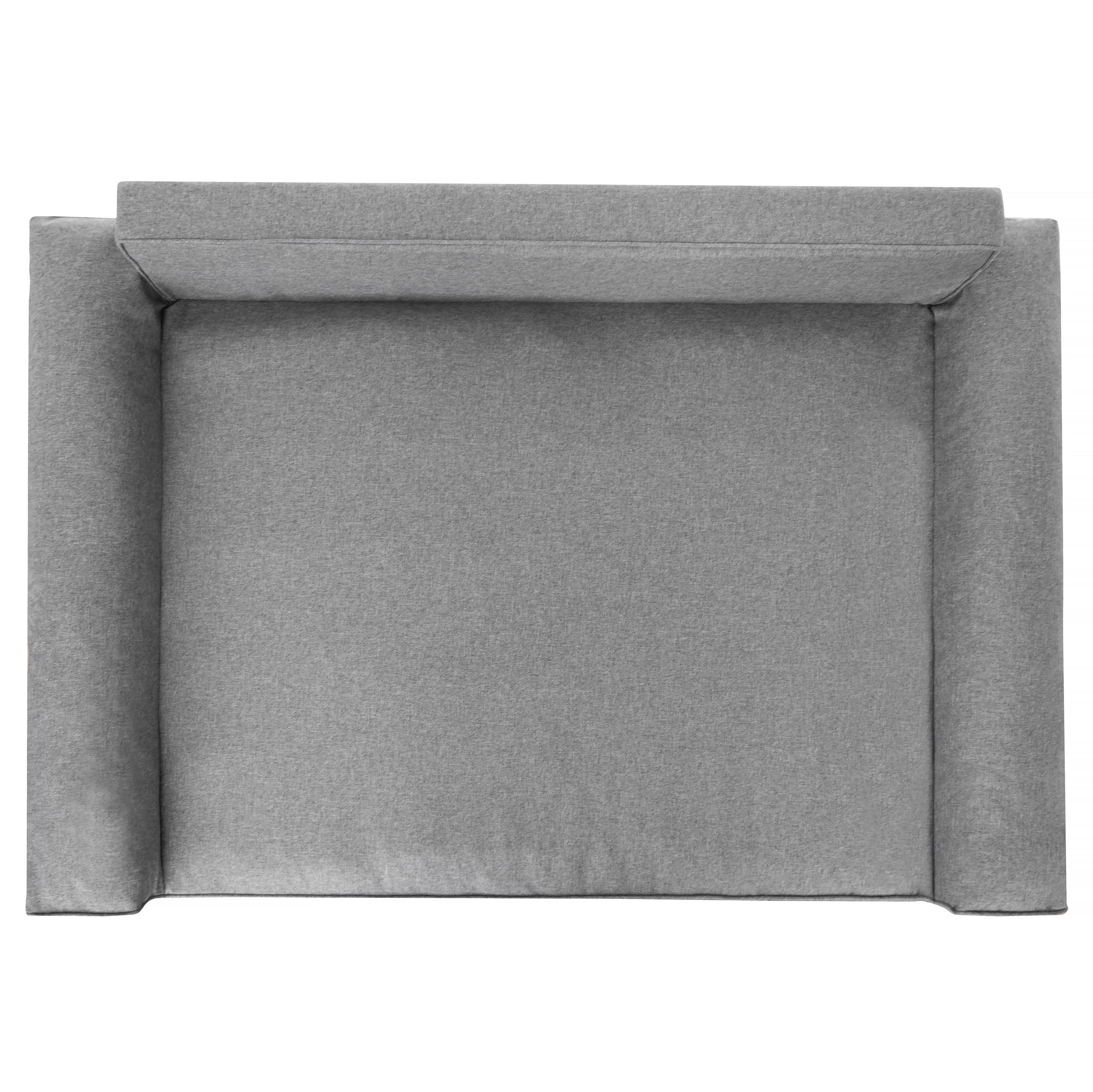 PillowPrim Hondenbed, huisdierenmatras, kattenbed, hondenkussen, hondenmand, hondenbank, ligplaats voor hond, orthopedisch, hondenmeubel, zwart, 118 x