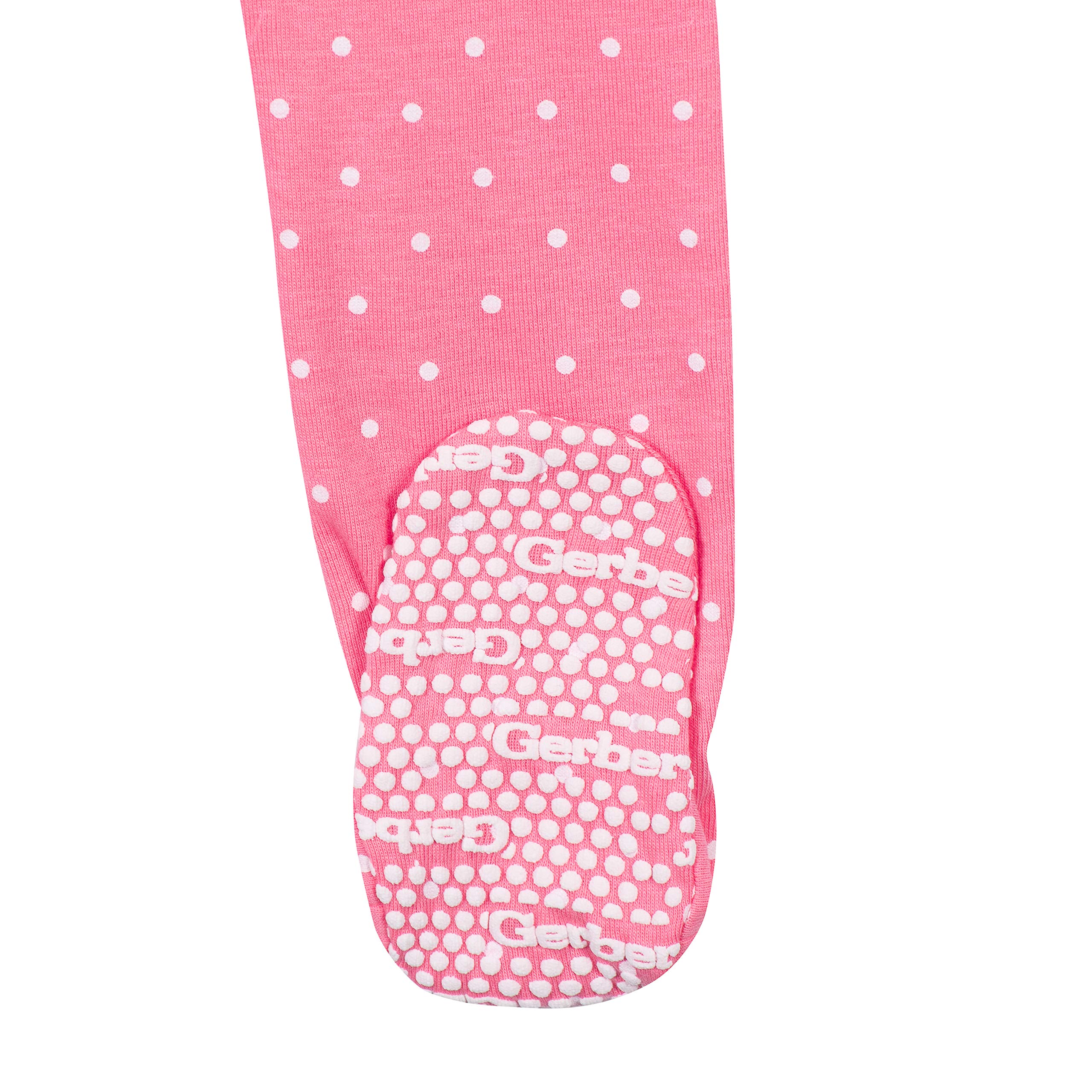 Gerber Baby Girls 4-Pack Footed Pajamas Baby and Toddler Sleepers