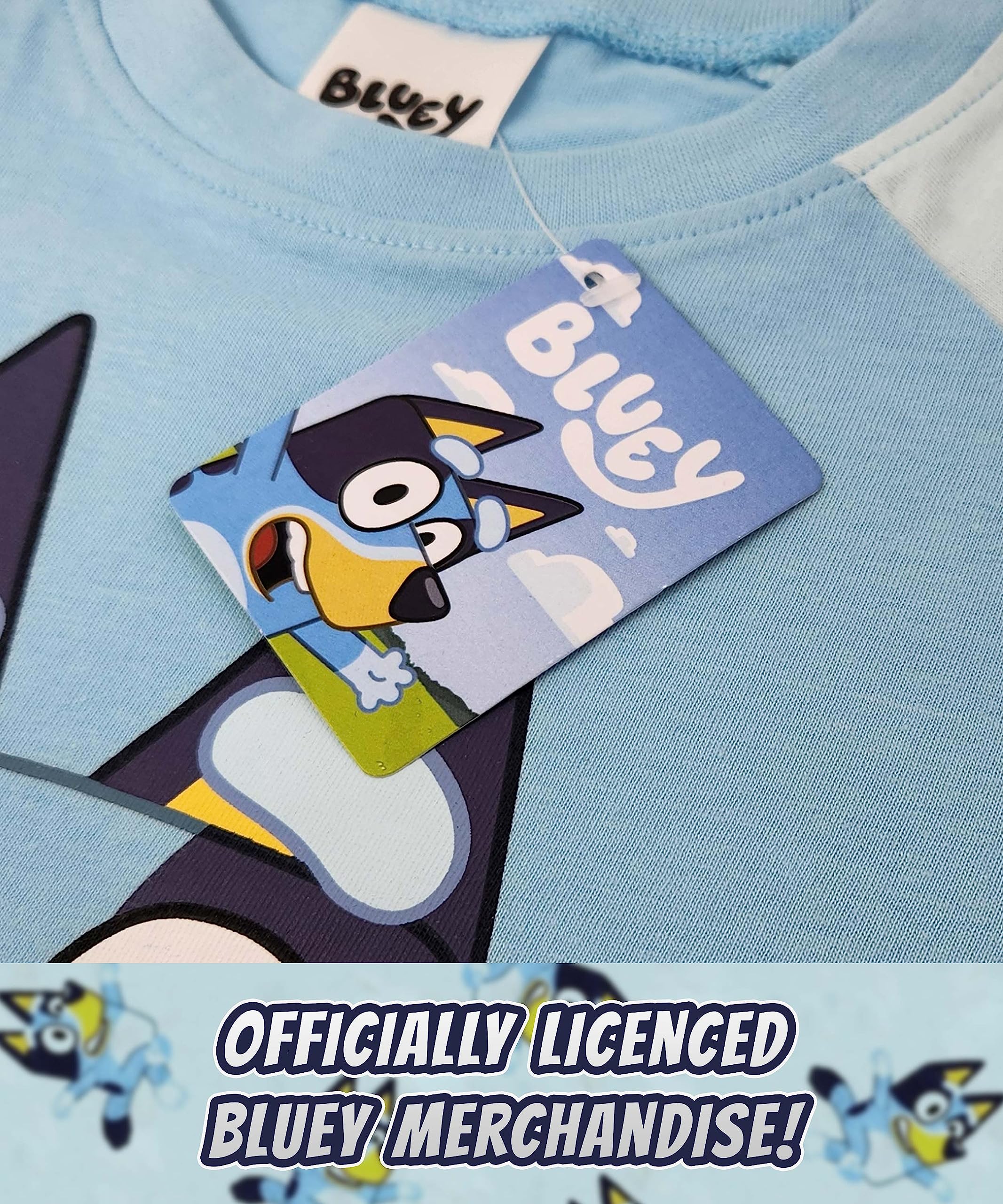 BlueY or Bingo Short 100% Cotone Raglan Pigiama